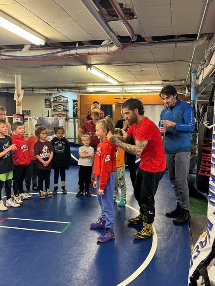 Kids in practice circle
