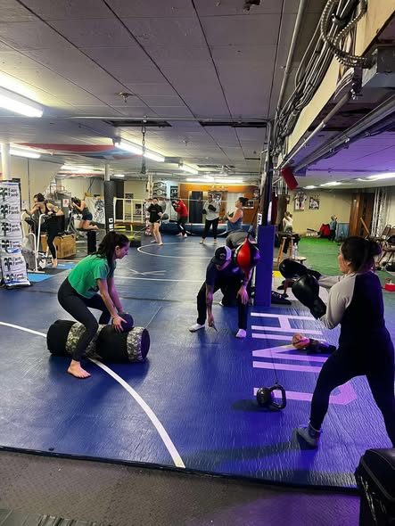 Women working out
