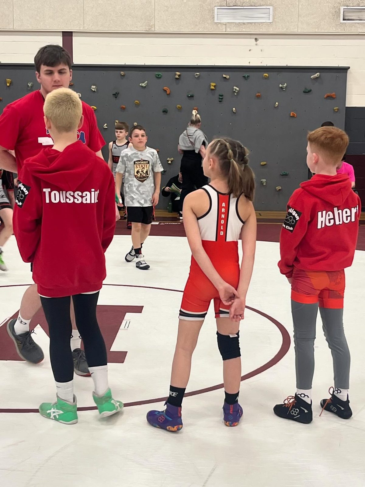 Youth wrestling lineup